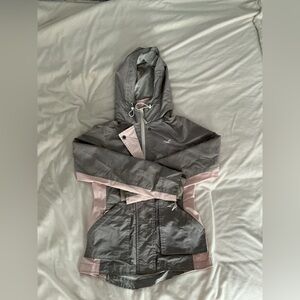 Hollister Two-Tone Gray and Pink all weather jacket